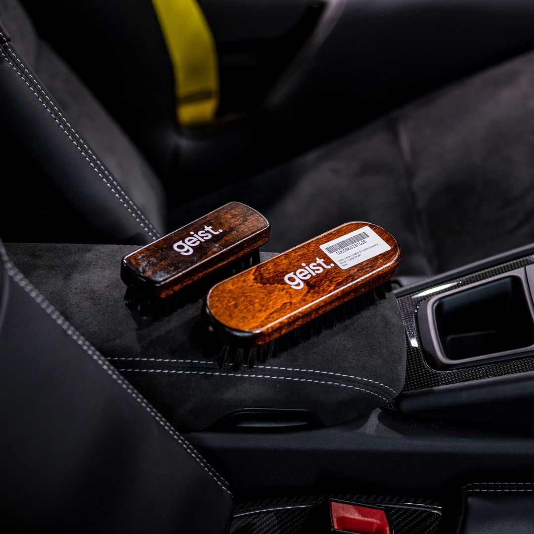 Geist Leather & Textile Cleaning Brush (Available in a Medium or Large size)-Leather Coating-Geist-Detailing Shed