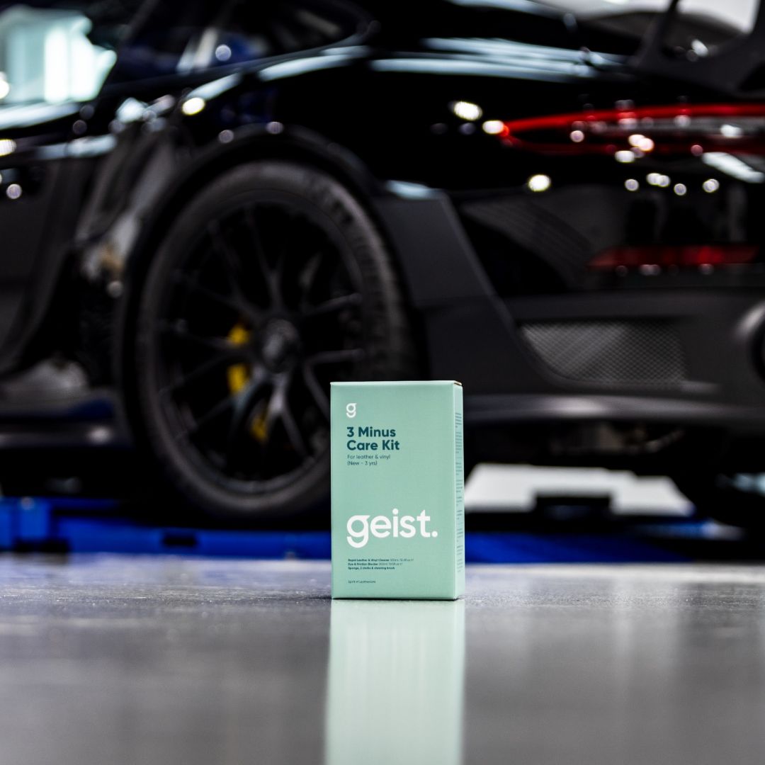 Geist 3 Minus Care Kit for Leather & Vinyl (New Leather 0-3 yrs)-Leather Coating-Geist-3 Minus Care Kit-Detailing Shed