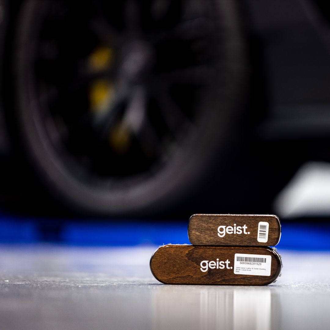 Geist Leather & Textile Cleaning Brush (Available in a Medium or Large size)-Leather Coating-Geist-Detailing Shed