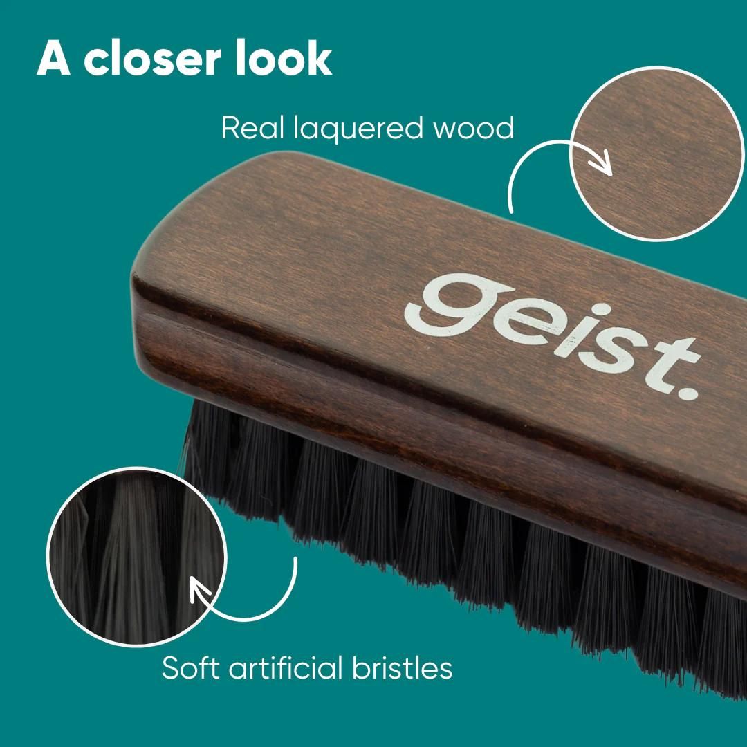 Geist Leather & Textile Cleaning Brush (Available in a Medium or Large size)-Leather Coating-Geist-Detailing Shed