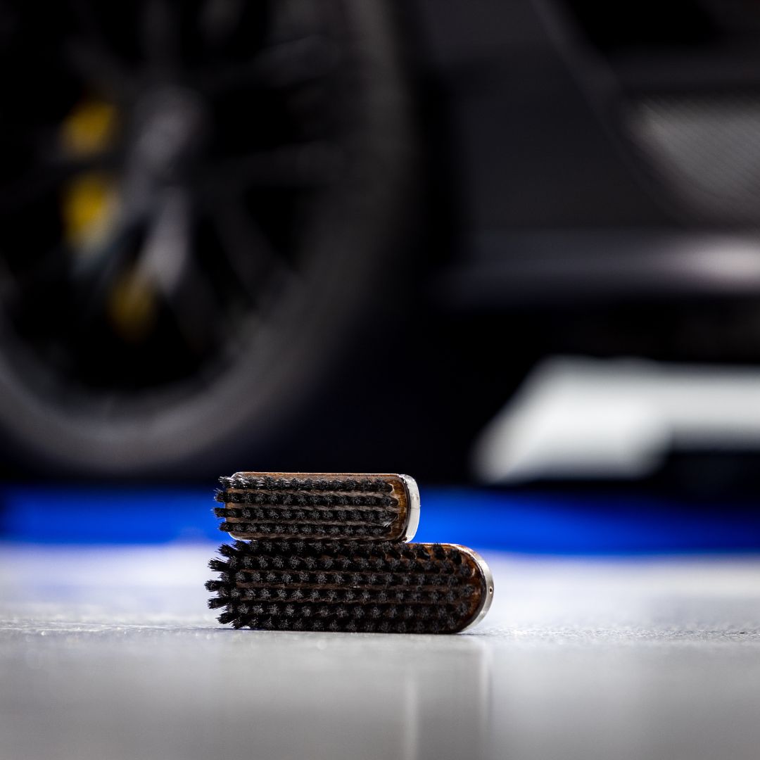 Geist Leather & Textile Cleaning Brush (Available in a Medium or Large size)-Leather Coating-Geist-Detailing Shed