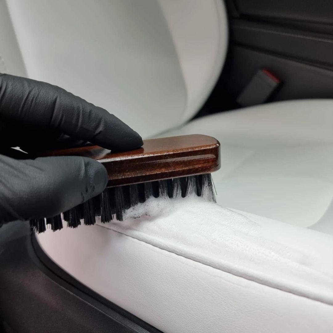 Geist Leather & Textile Cleaning Brush (Available in a Medium or Large size)-Leather Coating-Geist-Detailing Shed