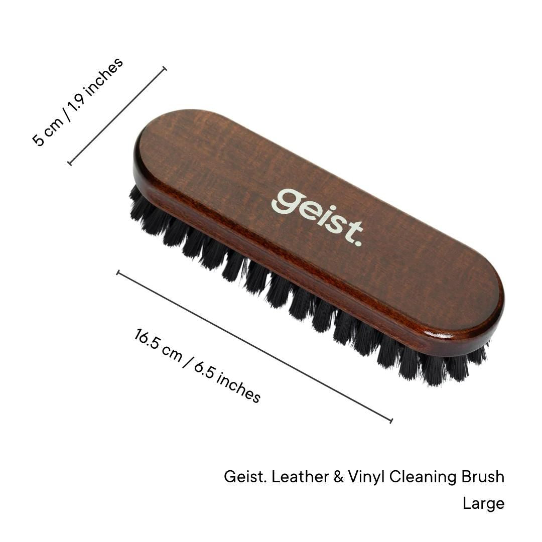 Geist Leather & Textile Cleaning Brush (Available in a Medium or Large size)-Leather Coating-Geist-Large-Detailing Shed