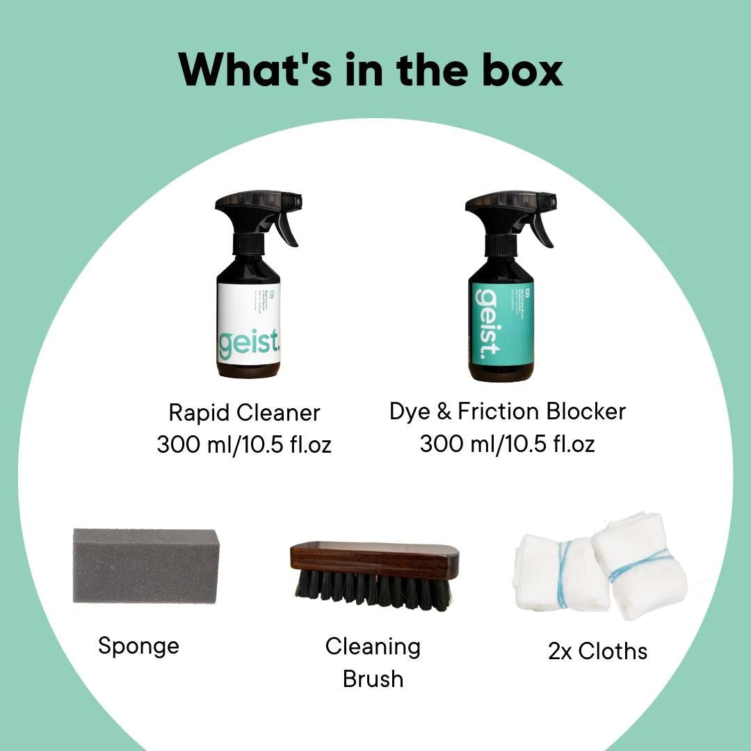 Geist 3 Minus Care Kit for Leather & Vinyl (New Leather 0-3 yrs)-Leather Coating-Geist-3 Minus Care Kit-Detailing Shed