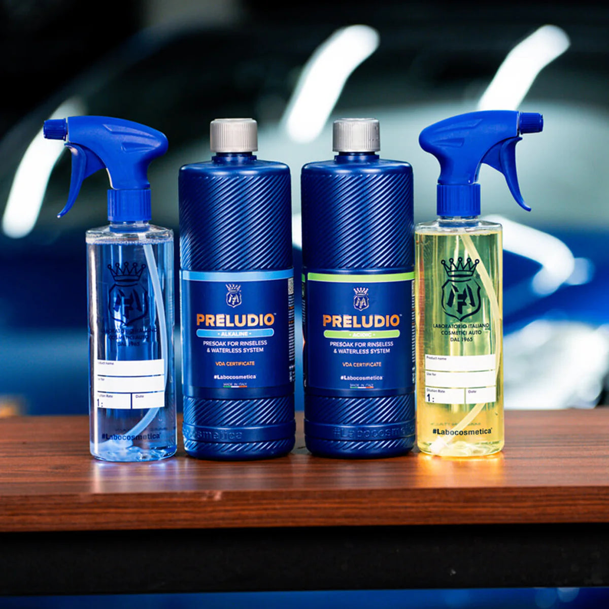 Labocosmetica PRELUDIO Alkaline Presoak for Rinseless &Waterless System 1L-Rinseless Wash-Labocosmetica-Detailing Shed