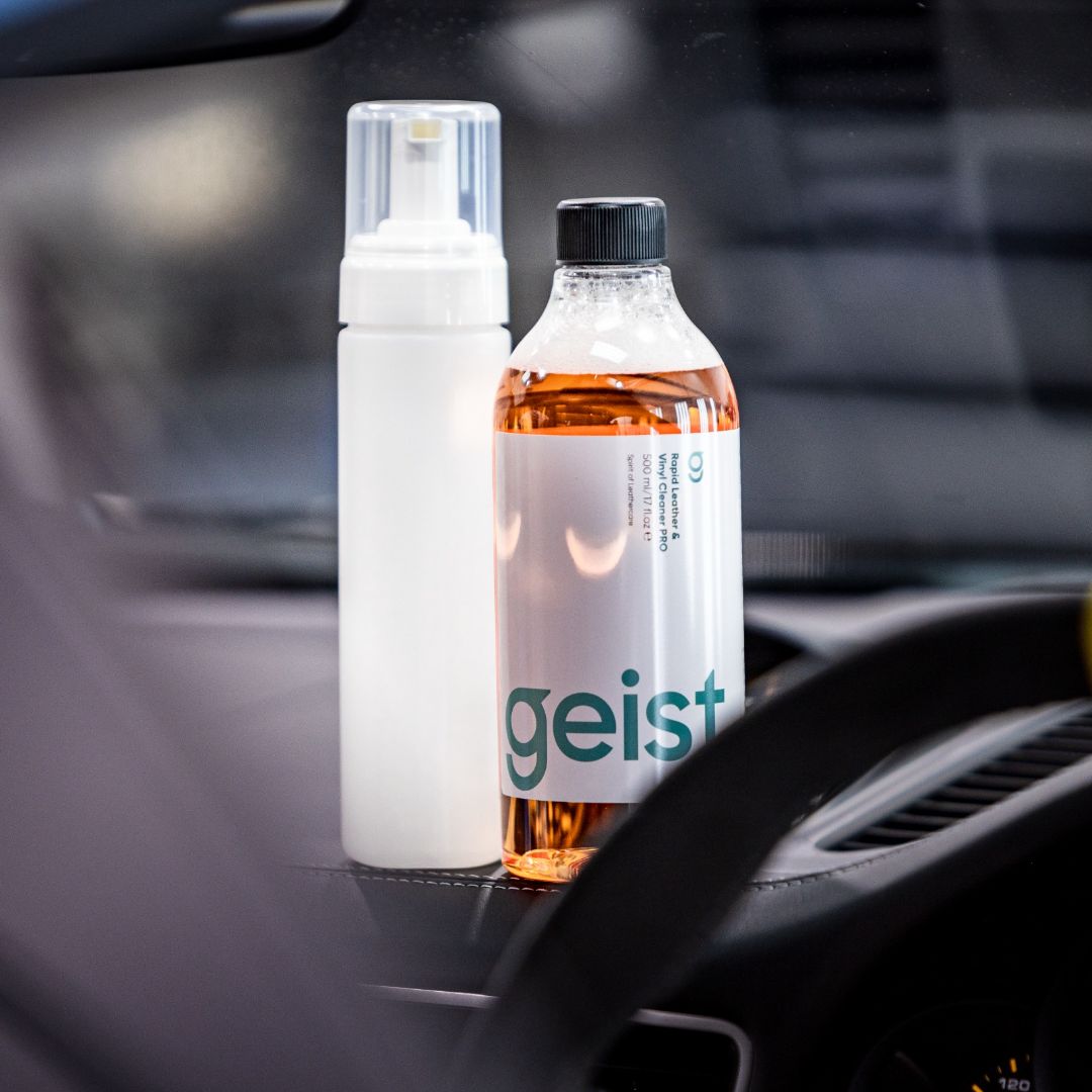 Geist Rapid Leather & Vinyl Cleaner PRO Strong 500 ml / 16.75 fl.oz with foam bottle-Leather Cleaner-Geist-500ml-Detailing Shed