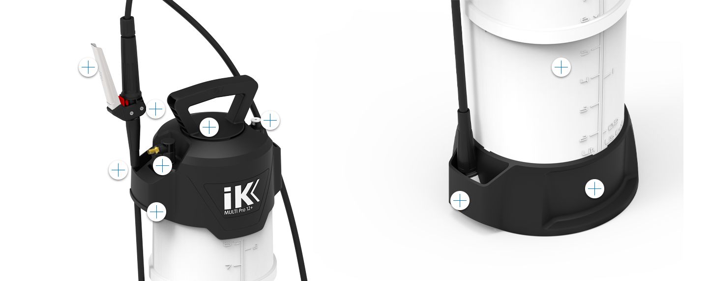 IK MULTI PRO 12+ Compressed air connector-Bottles and Sprayers-GOIZPER GROUP IK SPRAYERS-MULTI PRO 12+ with air connector-Detailing Shed