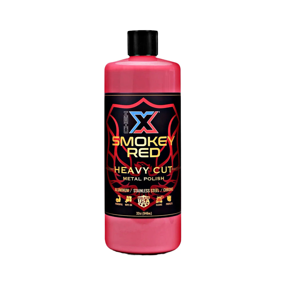 Chem-X Smokey Red: Heavy Cut Metal Polish