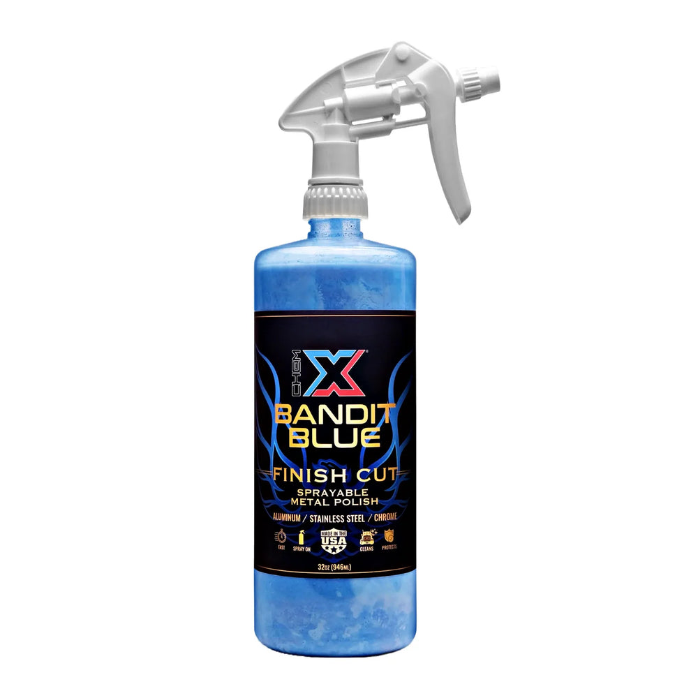 Chem-X Bandit Blue: Finish Cut Sprayable Metal Polish