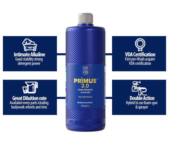 
                      
                        Labocosmetica PRIMUS Alkaline pH Snow Foam Pre-Wash ph11-Labocosmetica-Detailing Shed
                      
                    