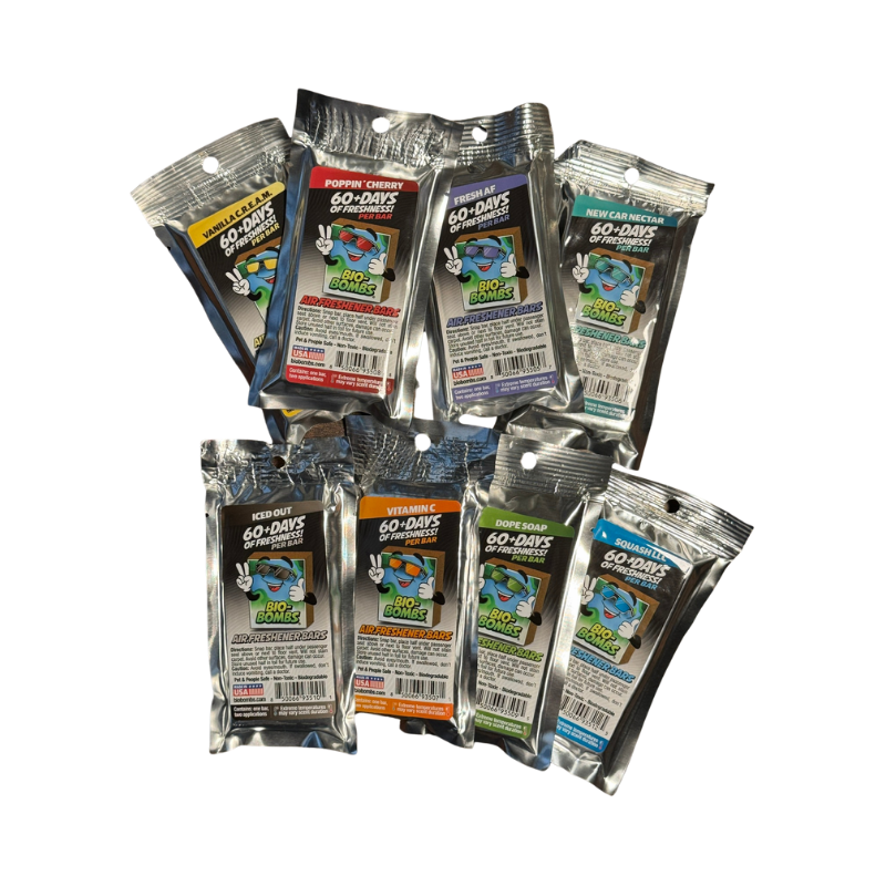 Bio-Bombs Air Freshener Bars: The Great Eight Variety Pack